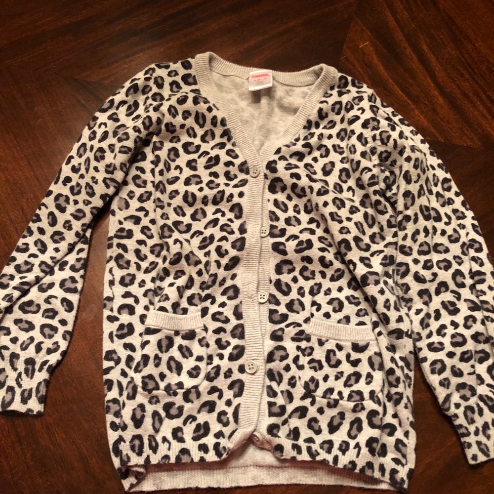 Gymboree animal print cardigan